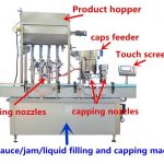 Hoge Precisiehoning het Vullen Machine voor 500ml / 1000ml-Glas of Plastic Fles