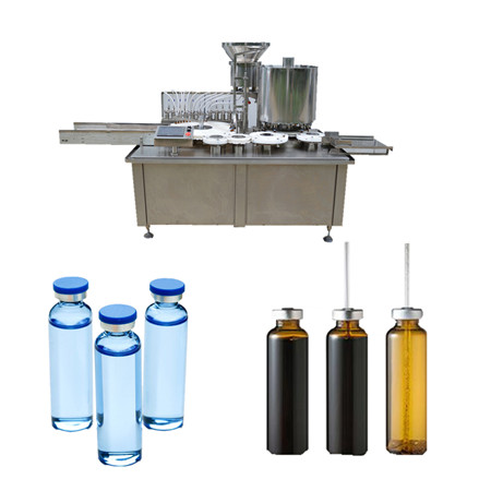 Automatische CBD-olietincturen vulafdekmachine YB-YX4 30ml flesflesmachine voor het druppelen van etherische olie