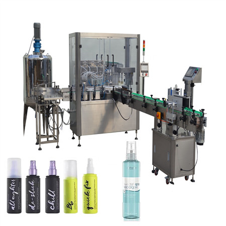 Kokossap Tandpasta Tube Parfum Mineraalwater Flessenvullen Machine-uitrusting