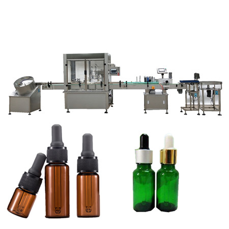volautomatische e vloeibaar sap/oogdruppel/etherische olie kleinschalige flesvuller vulmachine;