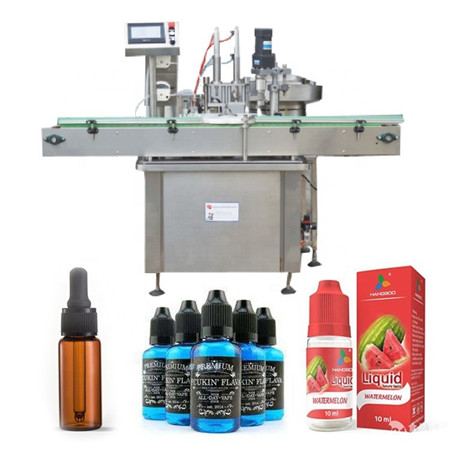 Hoge kwaliteit kleinschalige 30ml fles oogdruppel vloeistof flacon watervullen capping machine