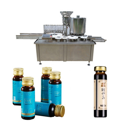 Automatische kleine kookmachine voor het bottelen en afdekken van olijfolie voor olijfolie